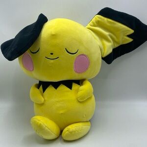 Pokemon Pichu 18" Sleeping Plush Buddy Weighted 2023